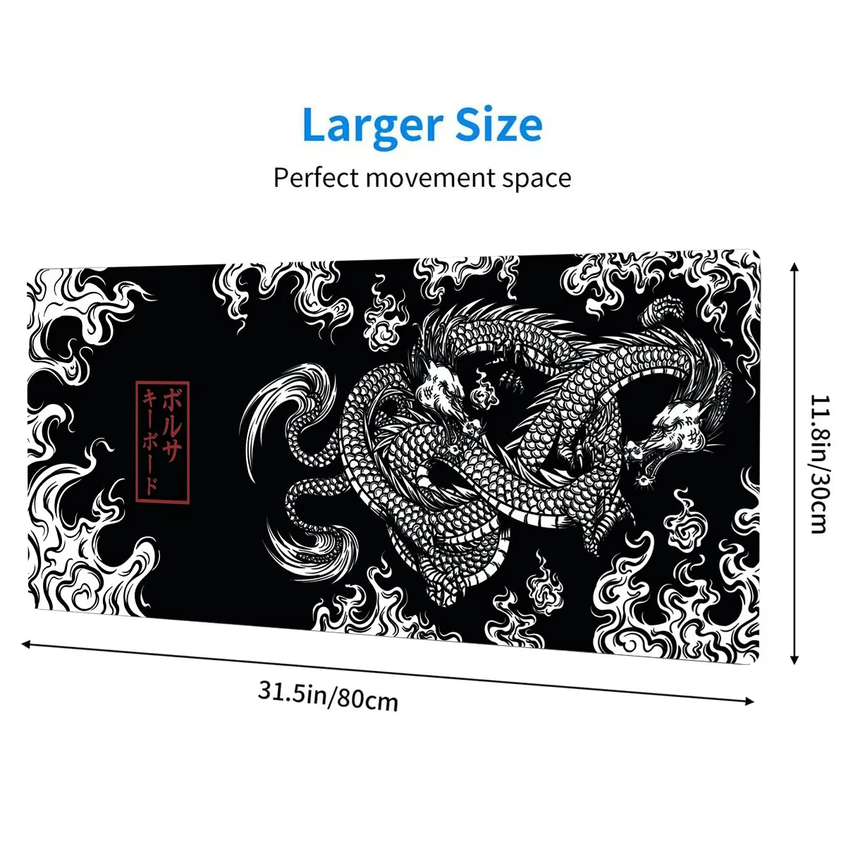 Chinese Dragon Gaming Rubber Mousepad - XXL