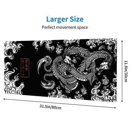 Chinese Dragon Gaming Rubber Mousepad - XXL