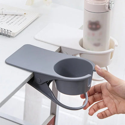 ABS Cup Holder Automotive Creativity Table Side Water Cup Holder Office Desk Computer Desk Fixed Cup Holder
