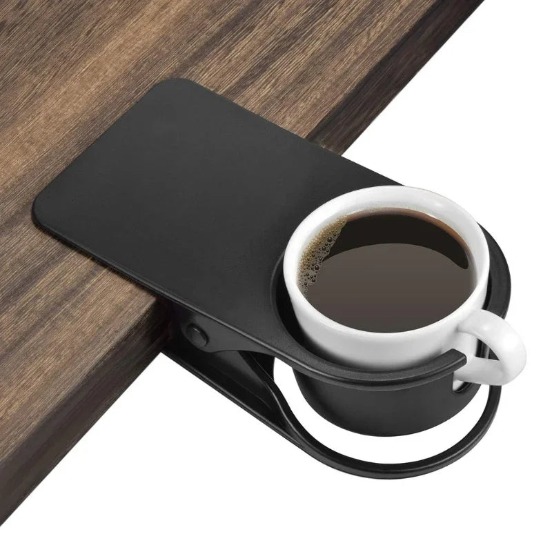 ABS Cup Holder Automotive Creativity Table Side Water Cup Holder Office Desk Computer Desk Fixed Cup Holder