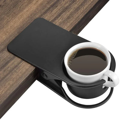 ABS Cup Holder Automotive Creativity Table Side Water Cup Holder Office Desk Computer Desk Fixed Cup Holder
