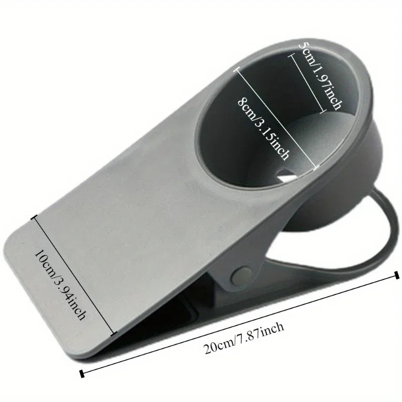 ABS Cup Holder Automotive Creativity Table Side Water Cup Holder Office Desk Computer Desk Fixed Cup Holder
