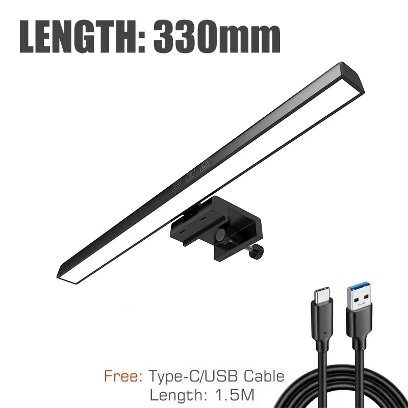 LED Monitor Light Bar - Eye Protection Dimming Lamp for Work, Reading, and Learning